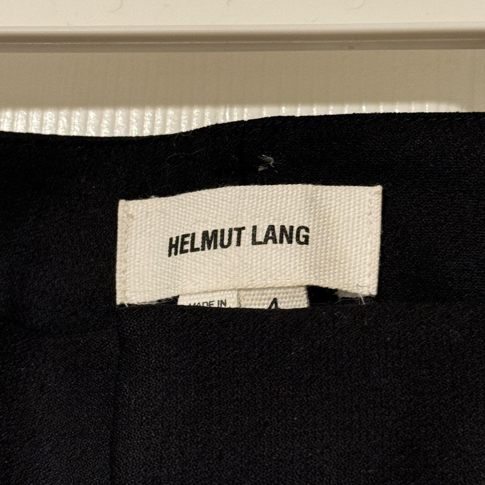 Helmut Lang Wool Slim Pant Size 4 Women’s Black - image 4